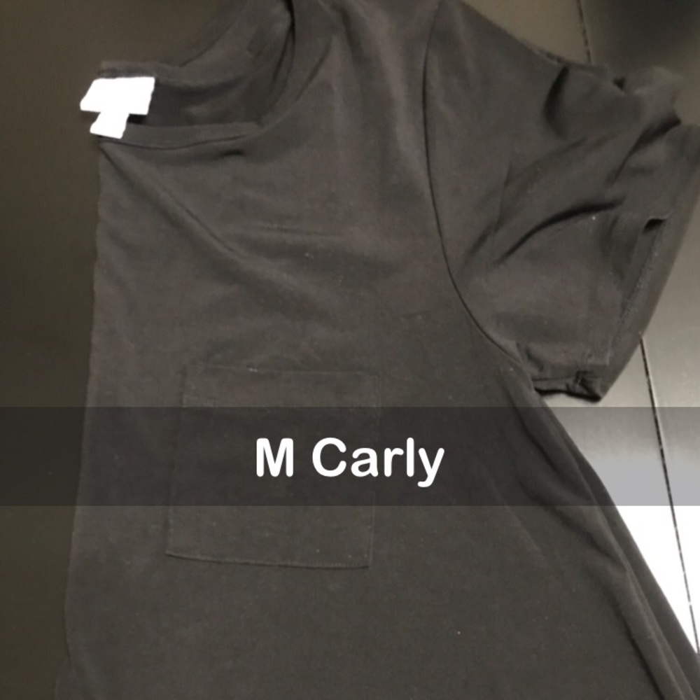 M Solid Black LuLaRoe Carly